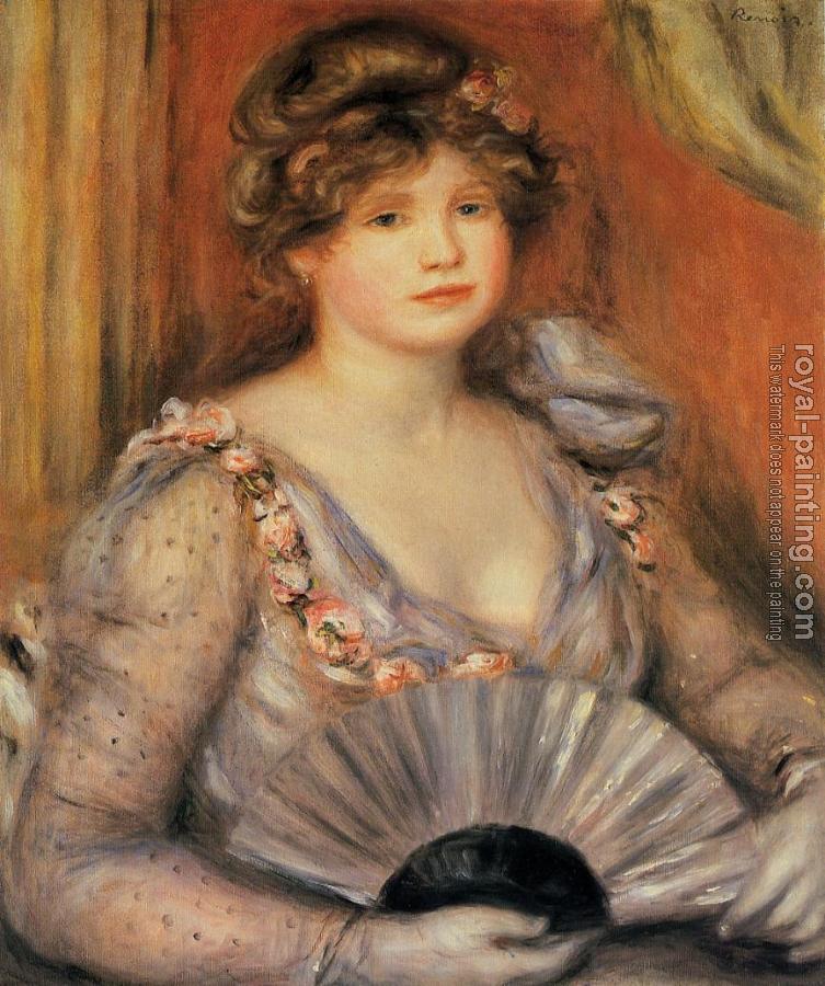 Pierre Auguste Renoir : Woman with a Fan